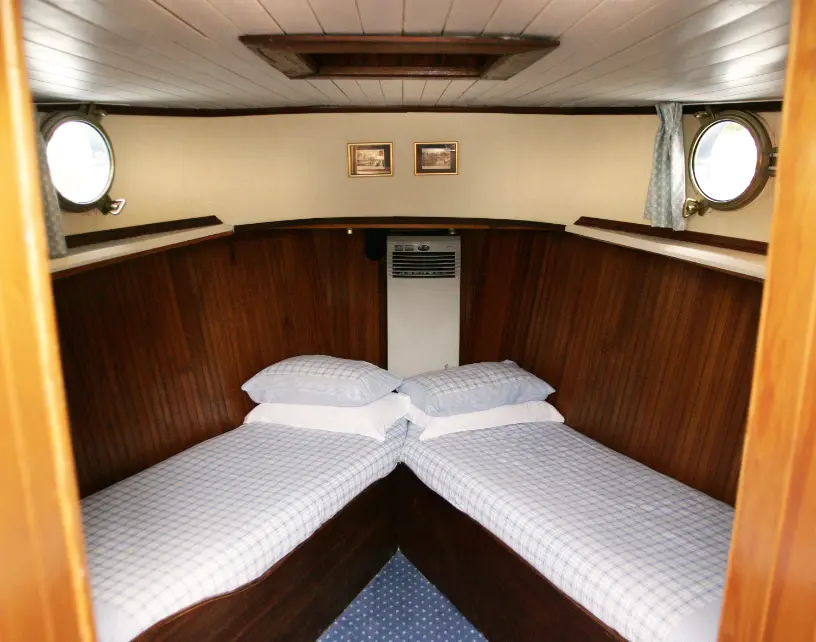 Bow cabin on a classic Dutch barge.